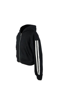 *Stripe-Detail Zip Jacket*
