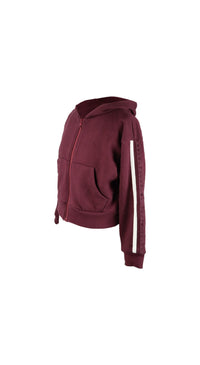 *Stripe-Detail Zip Jacket*
