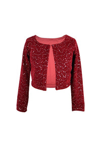 *Knit Sequined Cardigan*