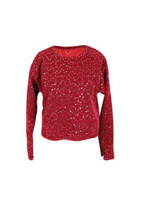 *Knit Sequined Tee*