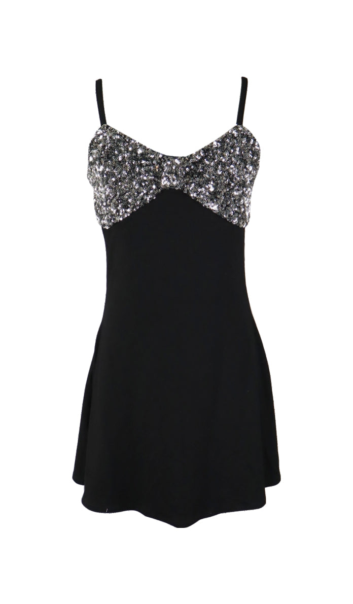 *Sequin Bustier Dress*
