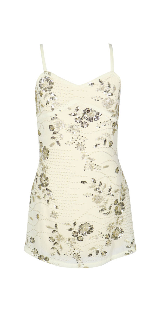 *Flower Sequin Dresses*