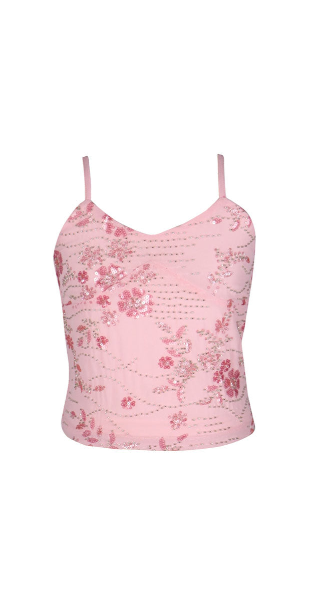*Flower Sequin Tank*