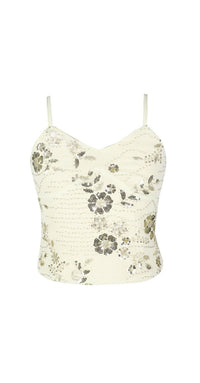 *Flower Sequin Tank*