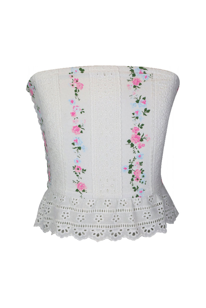 *Eyelet Tubetop*