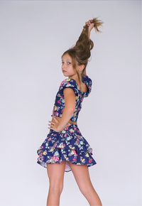 *Floral Ruffle Skirt*