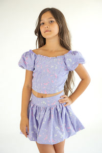 *Poplin Bubble Skirt*