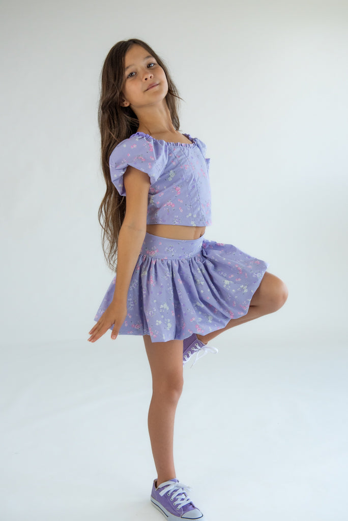 *Poplin Bubble Skirt*