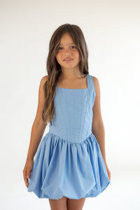 *Poplin Corset Bubble Dress*