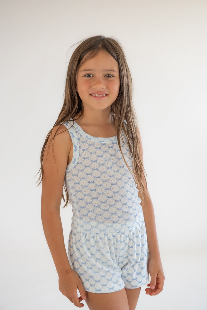 *Allover Bow Printed Tank*