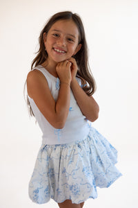 *Poplin Bubble Skirt*