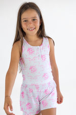 Pink Bow Toile