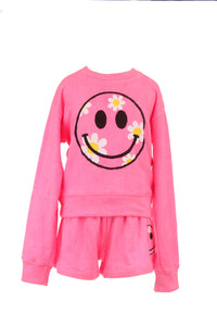 *Pink Heart Sweatsuit Baby Set*