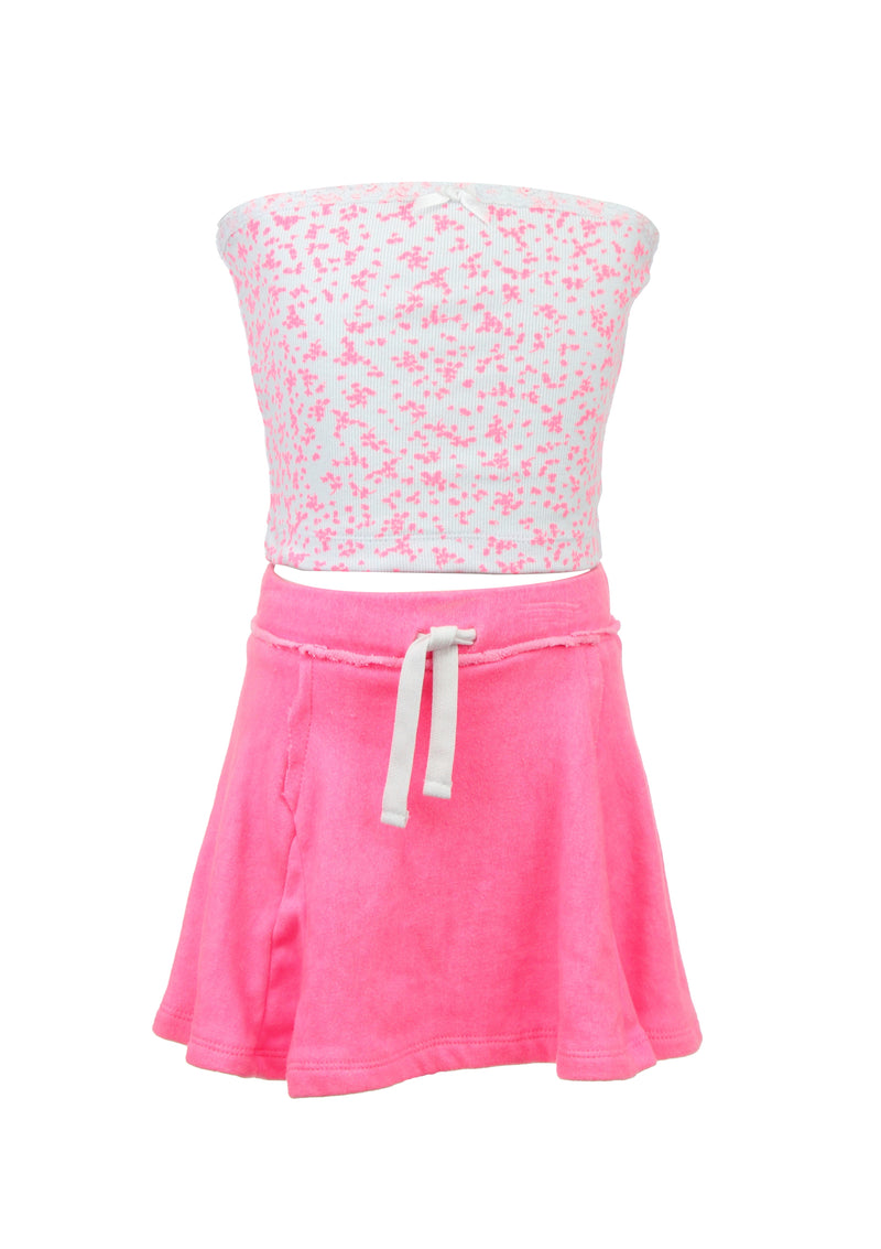 *Bright Pink Pleated Skort*