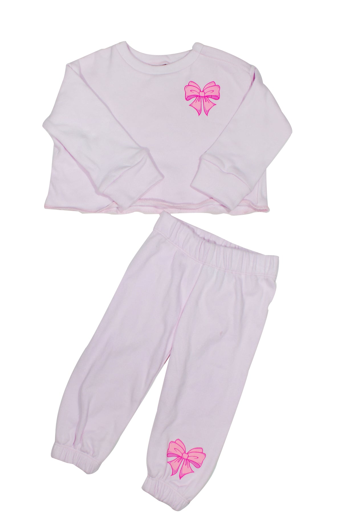 *Pink Heart Sweatsuit Baby Set*