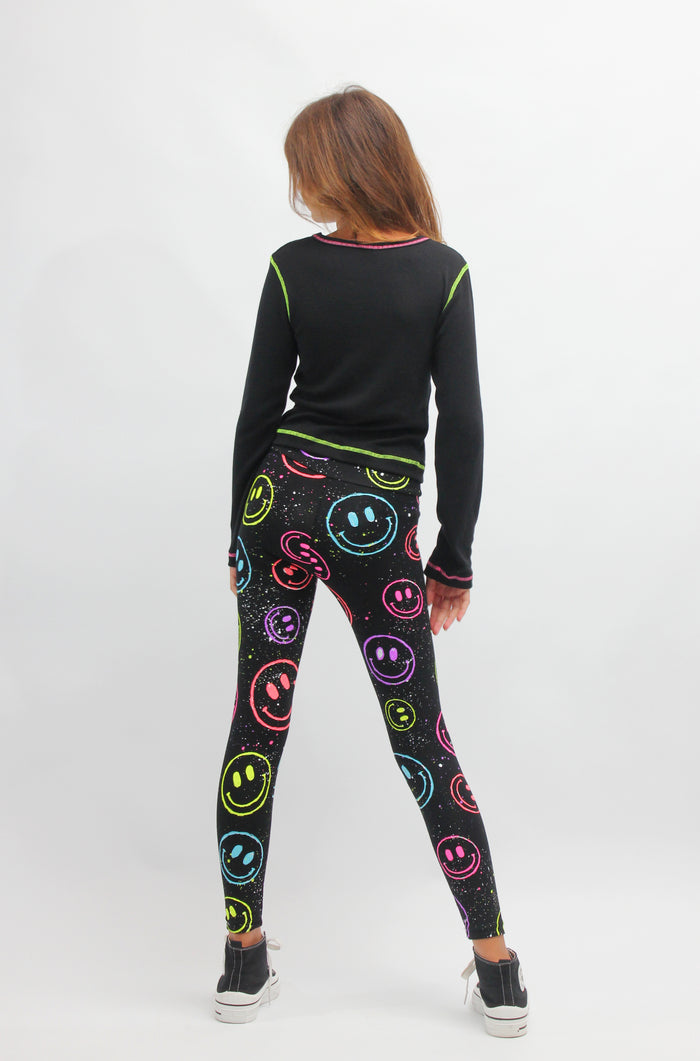 *Smiley Color Legging*