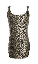 *Leopard Ruched Dress*