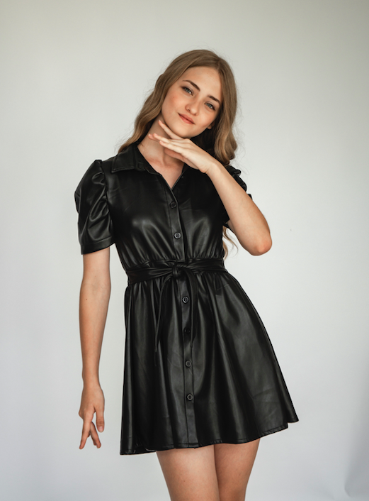 Vegan Leather Dress