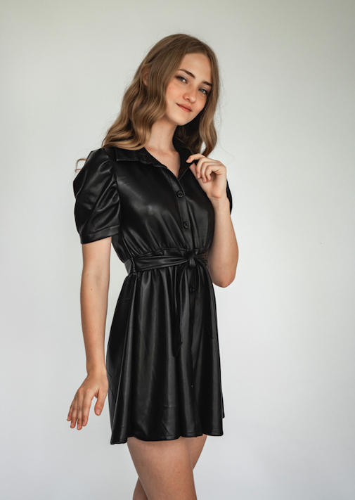 Vegan Leather Dress