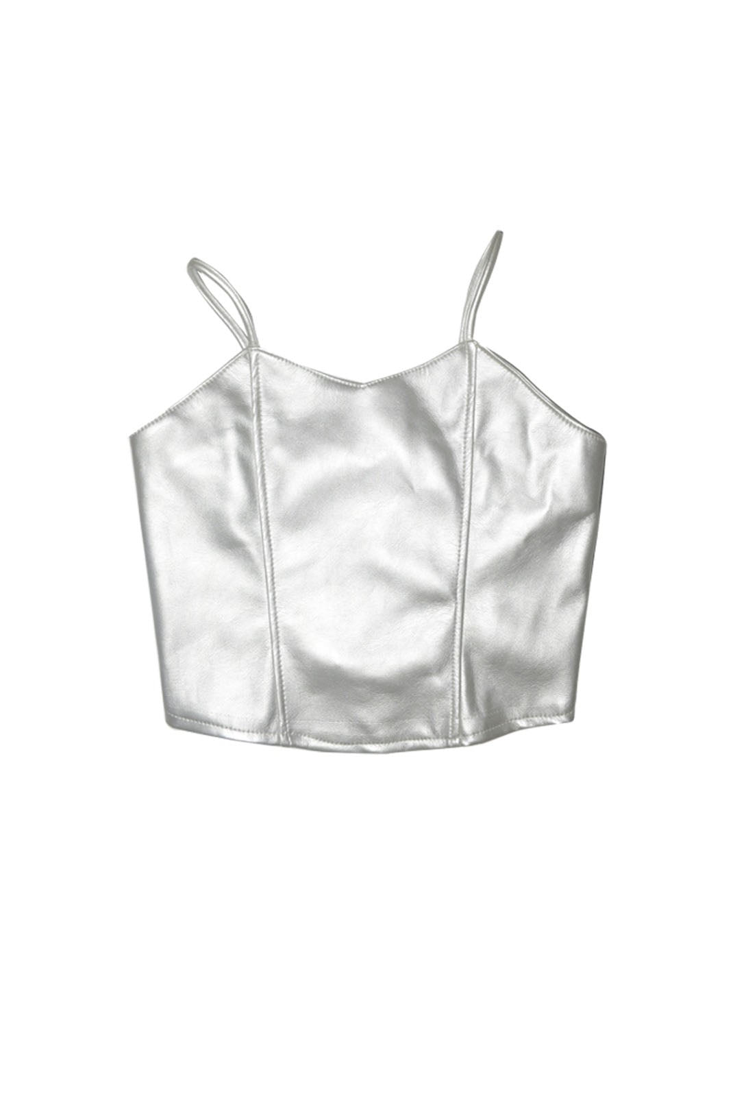 *Vegan Leather Corset Top*