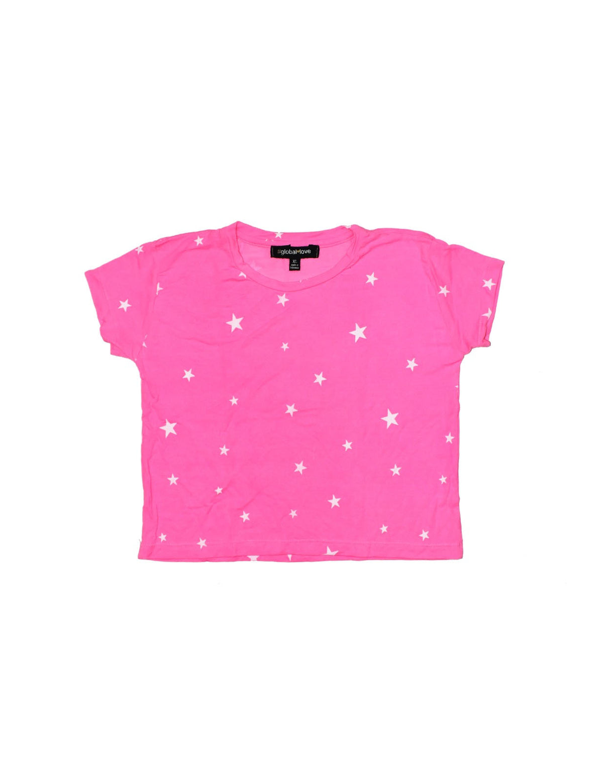 *Neon Pink Stars Short Sleeve Tee*