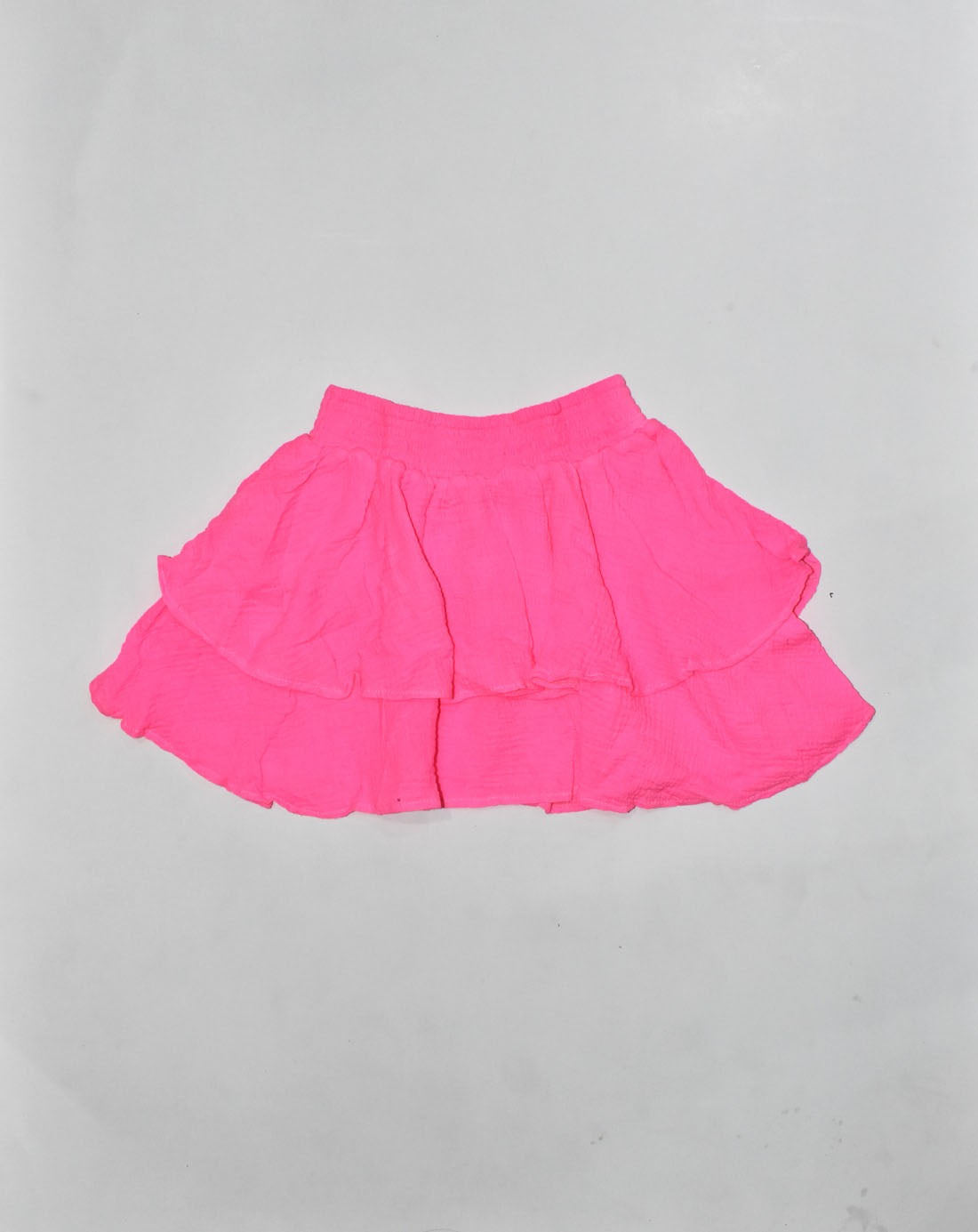 *Neon Pink Ruffle Skirt*