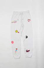 *White Everything Multicolor Sweatpant*