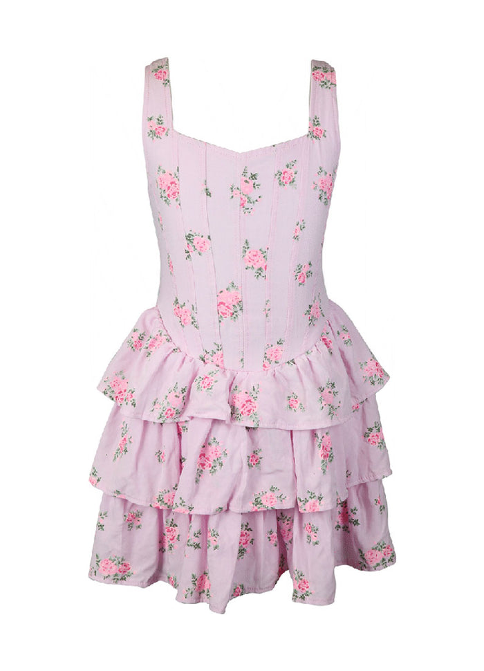 *Pink Rose Corset Dress*