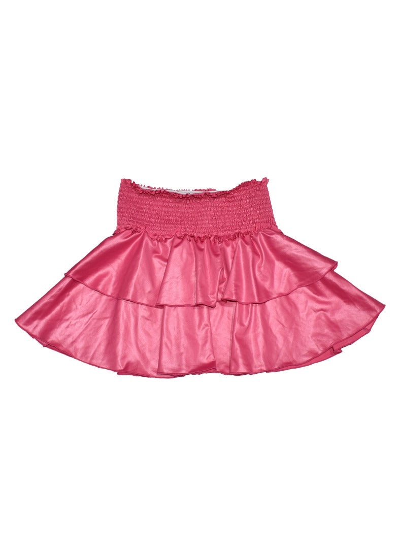 *Fuchsia Smocked Skirt*