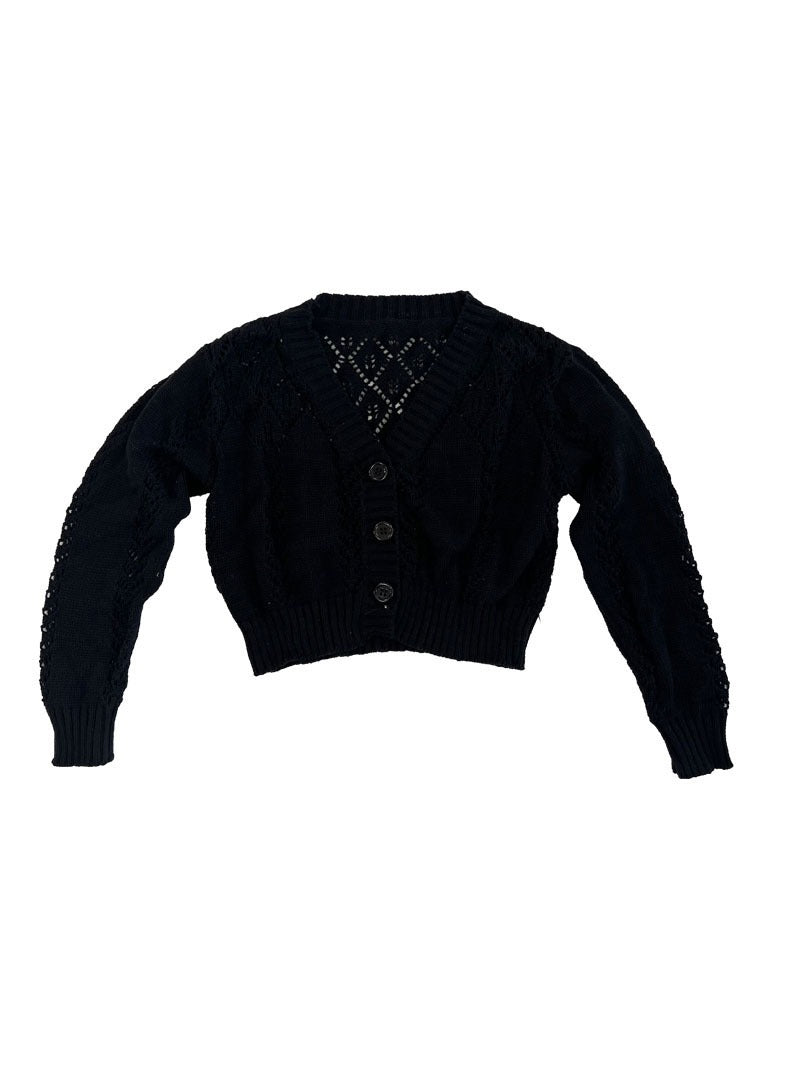 *Black Long Sleeve Cardigan*