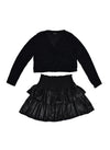 *Black Smocked Skirt*
