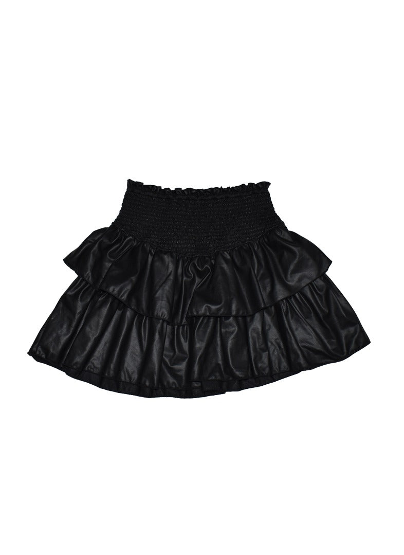 *Black Smocked Skirt*
