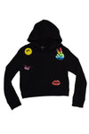 *Black Multi Color Icon Hoody*