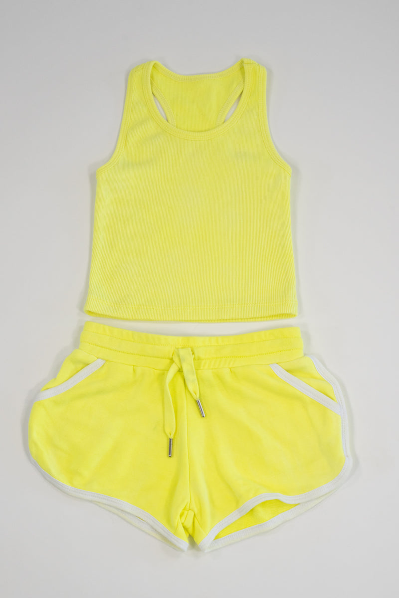 Neon Yellow Shorts