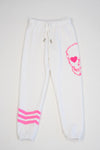 Pink Skull Sweatpants