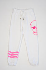 Pink Skull Sweatpants