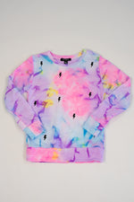 Pastel Tie-dye Lightning Bolt Sweatshirt
