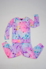 Pastel Tie-dye Lightning Bolt Sweatshirt