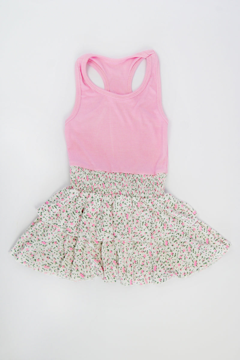 *Pink Off-White Liberty Baby Dress*