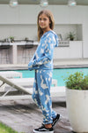 *Blue Bleach Stars Sweatpants*