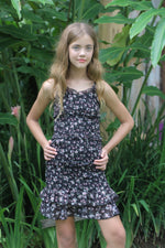 *Black Liberty Smocked Dress*